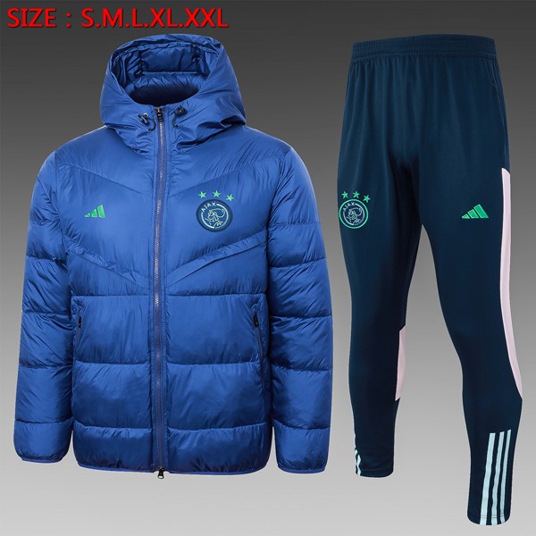 Abrigo Plumón Ajax Conjunto Completo 2024-2025 Azul